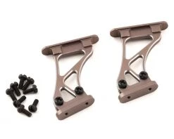 Killerbody 1/10 Scale Aluminum High-Rise Adjustable Rear Wing Mount (Grey)