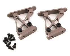 Killerbody 1/10 Scale Aluminum Low-Rise Adjustable Rear Wing Mount (Grey)