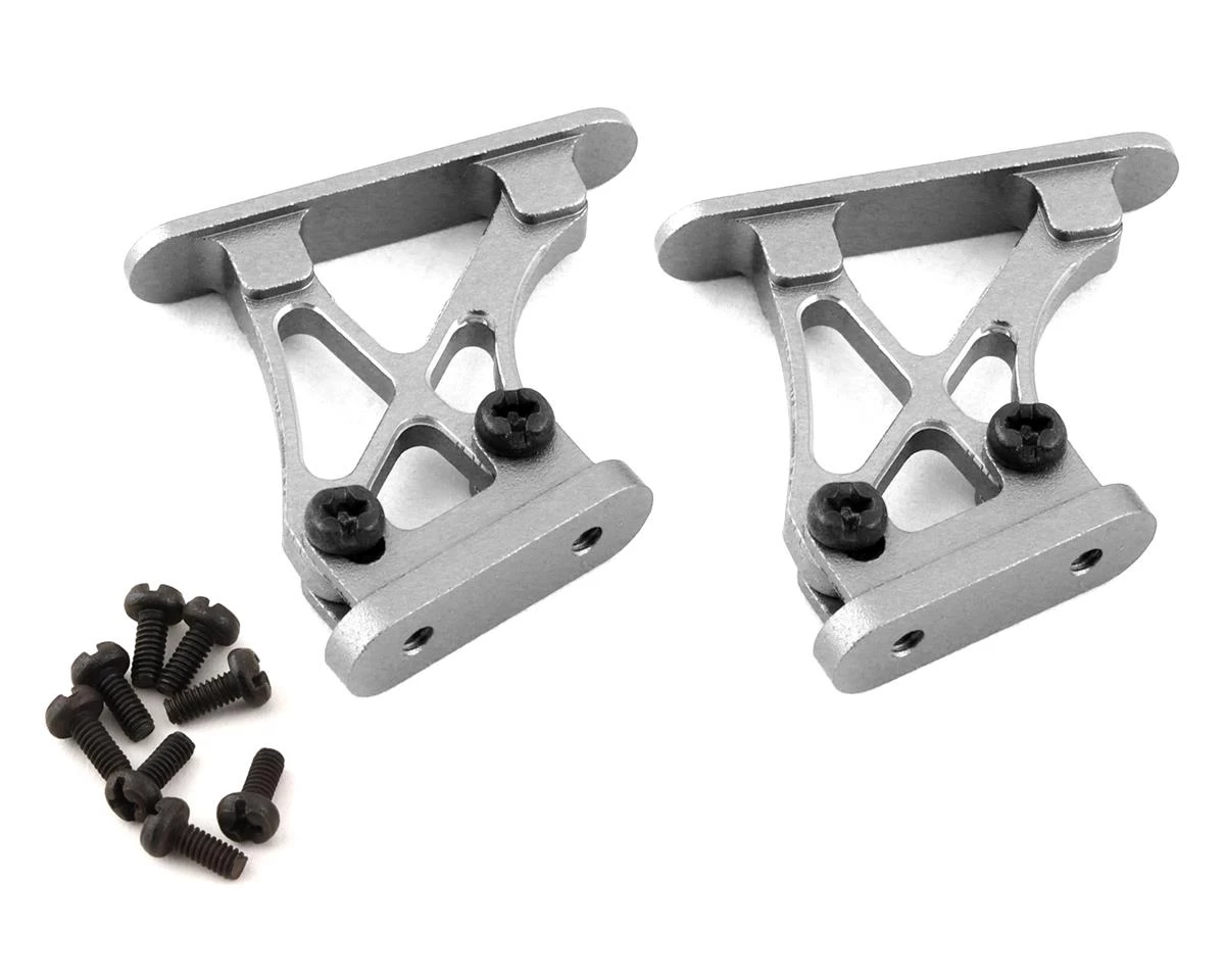 Killerbody 1/10 Scale Aluminum Low-Rise Adjustable Rear Wing Mount (Silver) 3 Killerbody 1/10 Scale Aluminum Low-Rise Adjustable Rear Wing Mount (Silver)
