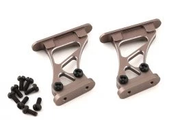 Killerbody 1/10 Scale Aluminum Mid-Rise Adjustable Rear Wing Mount (Grey)