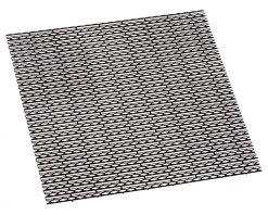 Killerbody Stainless Steel Grille Mesh (Black) (Hex Stripe)