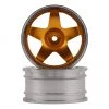 Killerbody Alfa Romeo Turbo Evoluzione Aluminum On-Road Wheel (Gold/Grey) (2) (3mm Offset) w/12mm Hex -Pro Boat  Sales Shop klr 48480gld