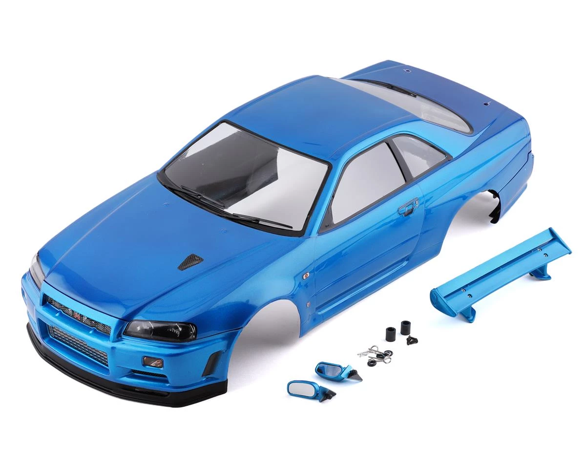 Killerbody Nissan Skyline R34 Pre-Painted 1/10 Touring Car Body (Metallic Blue) 3 Killerbody Nissan Skyline R34 Pre-Painted 1/10 Touring Car Body (Metallic Blue)
