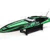 Pro Boat Impulse 32" Deep-V RTR Brushless Boat (Black/Green) w/2.4GHz Radio & SMART -Pro Boat  Sales Shop prb08037t1