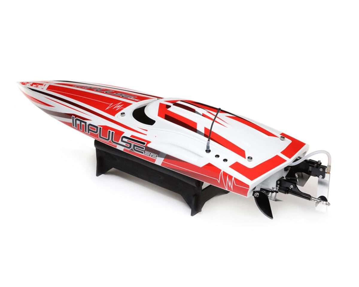 Pro Boat Impulse 32" Deep-V RTR Brushless Boat (White/Red) w/2.4GHz Radio & SMART 6 Pro Boat Impulse 32" Deep-V RTR Brushless Boat (White/Red) w/2.4GHz Radio & SMART - Image 4