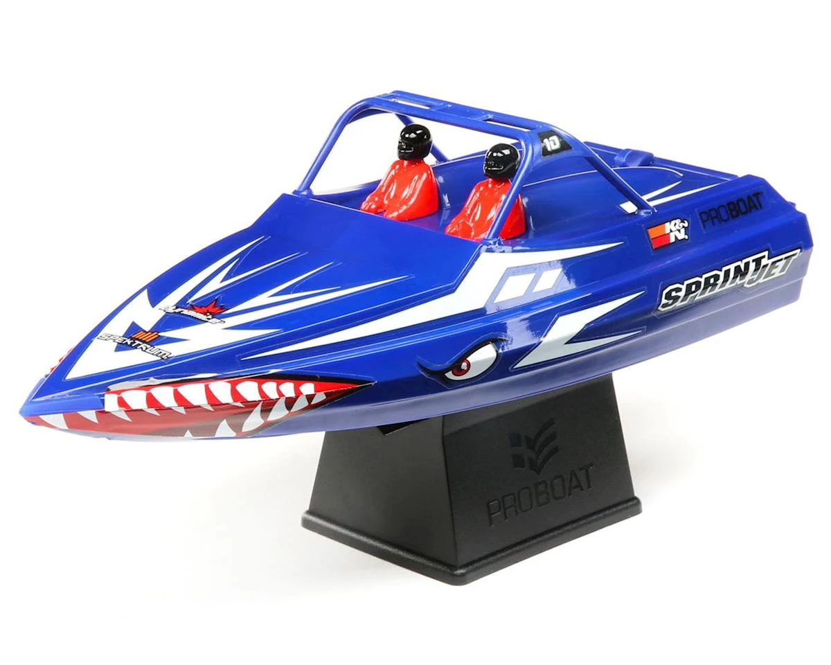 Pro Boat Sprintjet 9 Inch Self-Righting RTR Electric Jet Boat (Blue) w/2.4GHz Radio, Battery & Charger 3 Pro Boat Sprintjet 9 Inch Self-Righting RTR Electric Jet Boat (Blue) w/2.4GHz Radio, Battery & Charger