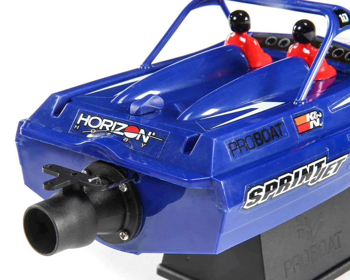 Pro Boat Sprintjet 9 Inch Self-Righting RTR Electric Jet Boat (Blue) w/2.4GHz Radio, Battery & Charger 5 Pro Boat Sprintjet 9 Inch Self-Righting RTR Electric Jet Boat (Blue) w/2.4GHz Radio, Battery & Charger - Image 3